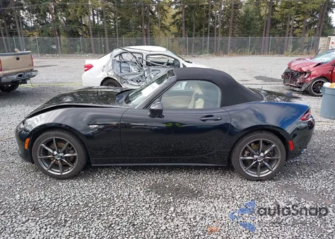 2016 Mazda Mx-5 Miata Grand Touring из США, поврежденный, VIN JM1NDAD76G0103537